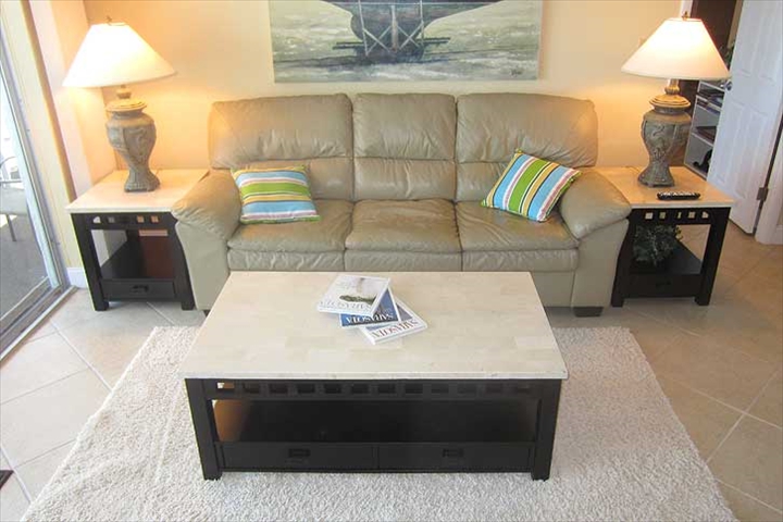 Living Room Leather Sofa